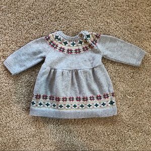 Holiday sweater dress (Carter’s)